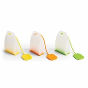 HIC Kitchen Silicone Tea Bag Infuser, Set of 3