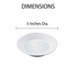 HIC Kitchen Embossed Oil Dipping Dish