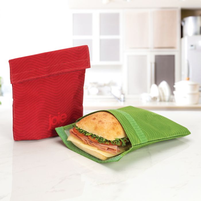 Joie Reusable Antibacterial Sandwich Bags 3pc set