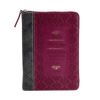 Religious Inspired Zippered Journal: Black and Burgundy Romans 15: 13