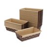 Junior Loaf Paper Baking Pan 25-Pack, 6 X 2.5 X 2 Inches