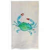 Blue Crab Kitchen Towel Herringbone Pattern 15 x 24. Blue Crab Kitchen Towel Herringbone Pattern 15 x 24.