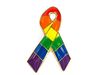 Lapel Pin Rainbow Ribbon 