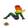 Lapel Pin Rainbow Sexy Mudflap Gal 