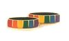 Lapel Pin Rainbow Wedding Bands 