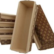 Large Loaf Paper Baking Pan 25-Pack, 9 X 2.8 X 2 Inches