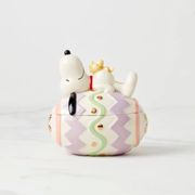 Lenox Snoopy Easter Covered Candy Dish