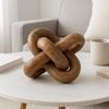 Mango Wood Decorative Knot Figurine - Brown, 6 in.