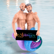 Merman Ornament Happy Anniversary