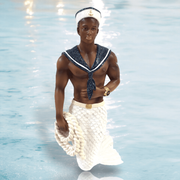 Merman Ornament Navy Soul