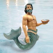 Merman Ornament Pearl Collector