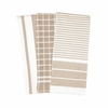 Kitchen Towels Mrs. Anderson's Baking Cotton Multi-Pack , Set of 3  Natural 