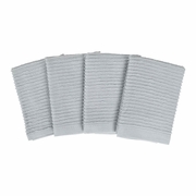 Mrs. Anderson's Baking Gray Cotton Bar Mop Dish Cloths Set of 4
