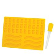Mrs. Anderson's Baking Gummy Worm & Bear Mold with Dropper Set