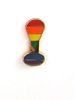 Lapel Pin Rainbow Exclamation Mark
