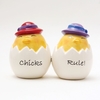 Chicks Rule Ceramic Salt and Pepper Shaker Set