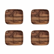 Ironwood Gourmet Fort Worth Steak Plate, Set of 4