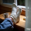 Organic Cotton Classic Crew Socks  NATURAL