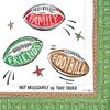 Paper Cocktail Napkins   Family Friends Football 20ct.