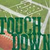 Paper Cocktail Napkins Touchdown Football 20ct