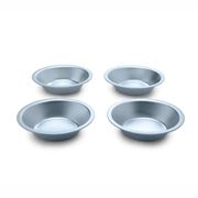 Personal Pie Pans, Set of 4 Premium Non-Stick 5in.