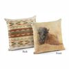 Decorator Pillow Resting Bison 18" Square By Van Wechel