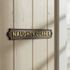  Playful Cast Iron Plaque:   Naughty Corner