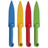 Progressive Prep Works Paring Knives, 4-Piece Set, Color Coded Handles