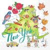 Roseanne Beck Beverage Cocktail Napkins New York 20ct pkg. 3-ply