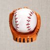 Salt and Pepper Shaker Baseball Ball & Glove Ceramic  