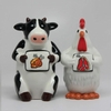 Salt and Pepper Shaker Set Eat Chicken Eat Beef