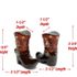 Salt and Pepper Shakers-Cowboy Boots Salt and Pepper Shakers-Cowboy Boots