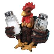 Salt and Pepper Shakers Rooster Holding S&P