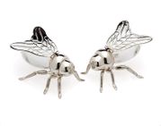 Salt & Pepper Nickelplated Bee