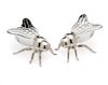 Salt & Pepper Nickelplated Bee