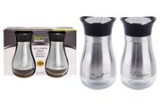 Salt & Pepper Shakers (Stainless Steel)/Glass)