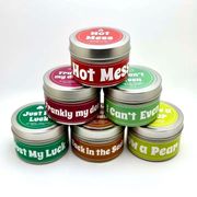 Scented Soy Wax Candle Tins
