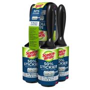 Scotch-Brite 50 percent   Stickier Cleaning Lint Roller, Pack of 5
