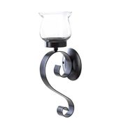 Scrolling Design Candle Sconce