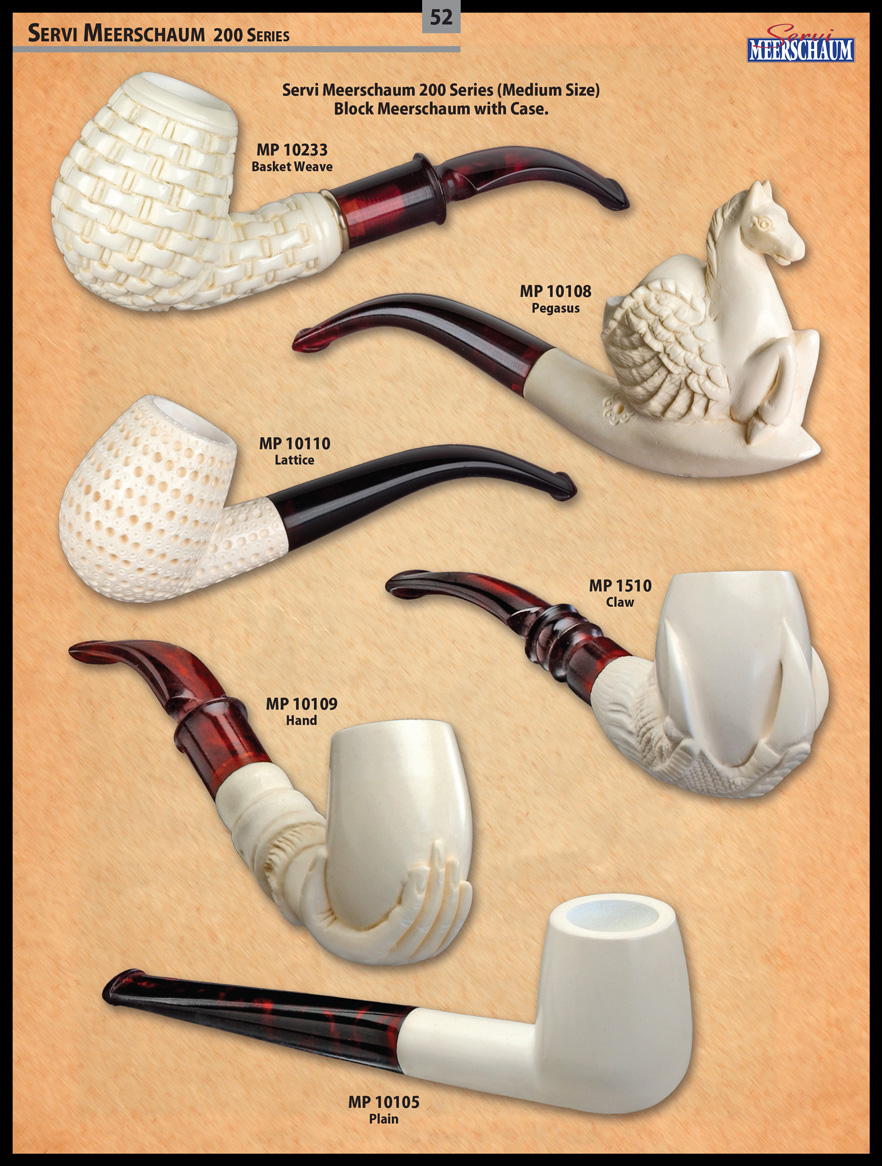 Servi Meerschaum 200 Series Tobacco Pipes