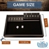 Shut the Box Game, 12 Number Black Stained Finish
