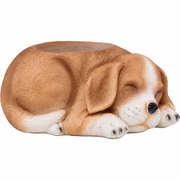 Sleeping Dog Flower Pot