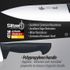 Slitzer Germany 8 Inch Black Handle Chef Knife 