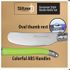 Slitzer Germany Butter Knife Set - European-Style Spreader Knife with Stainless Steel Blade 6-Piece Set