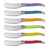 Slitzer Germany Butter Knife Set - European-Style Spreader Knife with Stainless Steel Blade 6-Piece Set