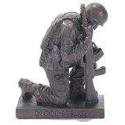 Soldier Duty Faith in God Figurine