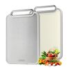 Stainless Steel Cutting Board Double Sided Steel Food Grade