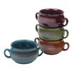 Stoneware 24oz Reactive Glaze Set of 4 Soup Crocks