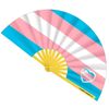 Trans Pride Flag Fan 13 x 24 in. 