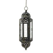 Victorian Hanging Candle Lantern 13in..H